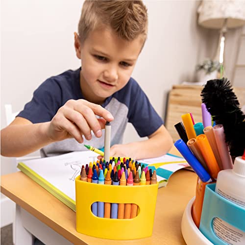Rotating Art Supplies Organizer for Kids, Teachers, and Crafts