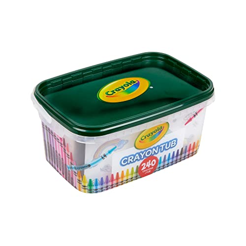 Crayola Crayon Tub - 120 Colors, Bulk Set