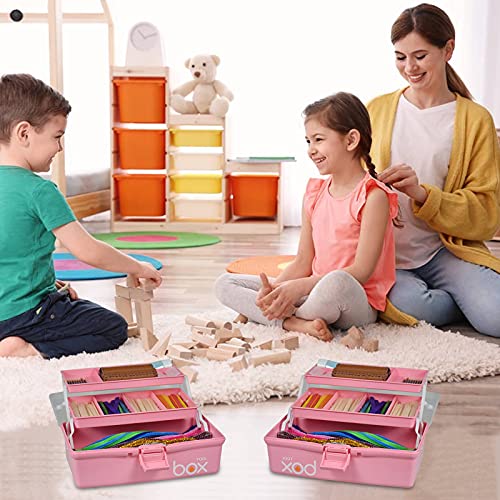 TERGOO 12in Multipurpose Storage Box with 2 Trays