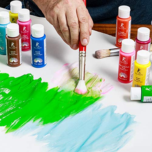 32 Pack Washable Tempera Paints - Non-Toxic Colors