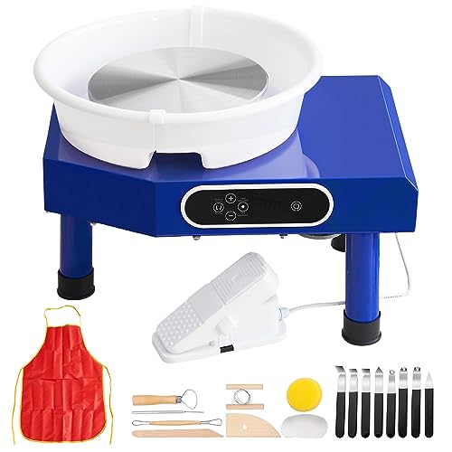 10in Ceramic Pottery Wheel with Foot Pedal