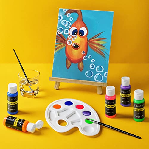 30 Colors of Washable Tempera Paint for Kids