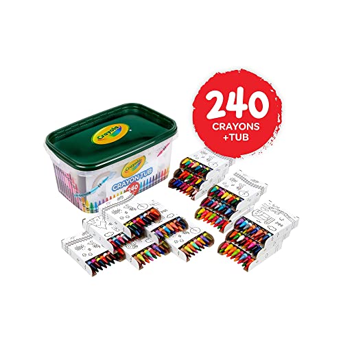 Crayola Crayon Tub - 120 Colors, Bulk Set