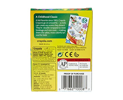 Classic Crayola Color Pack, 8 Vibrant Colors