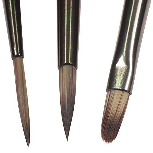 15-Piece Premium Paint Brush Set for Watercolour, Acrylic, Oil