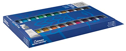 20-Color Winsor & Newton Watercolor Paint Set