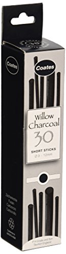 Speedball PH Coate Willow Charcoal: Assorted Lengths, 30 Sticks