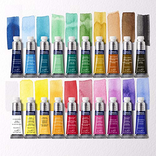 20-Color Winsor & Newton Watercolor Paint Set