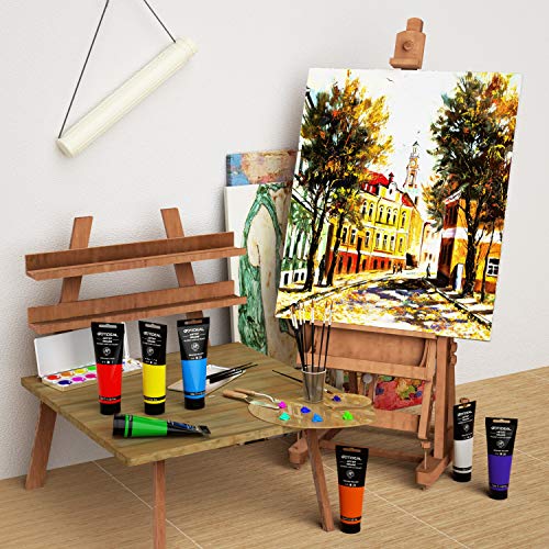 GOTIDEAL Titanium White Acrylic Paint 120ml - Rich Pigments