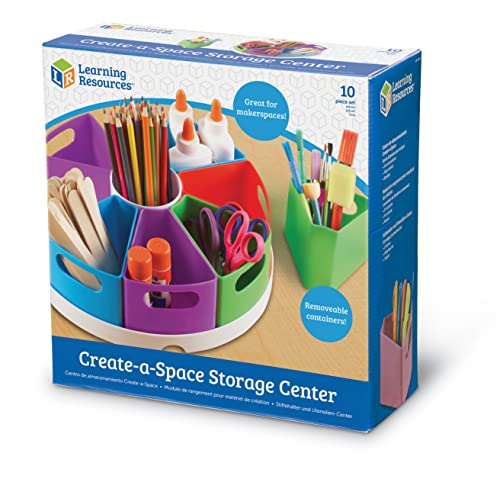 Art Supplies Storage Center - 10 Piece Set