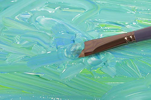 15-Piece Premium Paint Brush Set for Watercolour, Acrylic, Oil