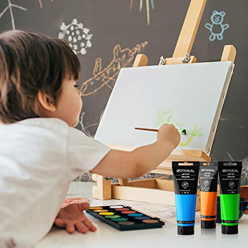 GOTIDEAL Titanium White Acrylic Paint 120ml - Rich Pigments