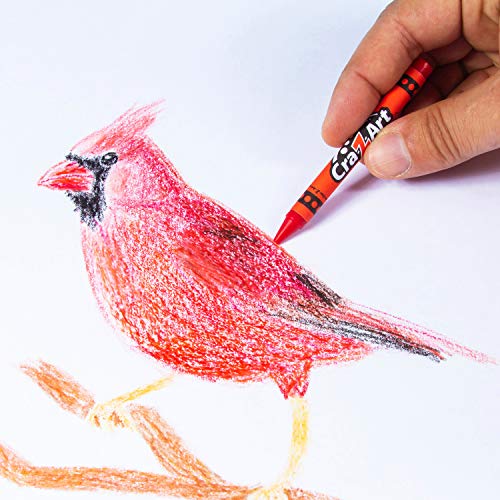 Cra-Z-Art 96 Crayons with Sharpener - Flip-Top Box