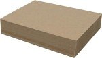 100 Chipboard Sheets - 5x7 Inch - 22pt Brown Kraft