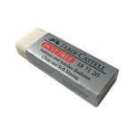 [Pack of 4] Faber-Castell LARGE Eraser Dust Free Clean and Soft Erasing for ART, OFFICE, SCHOOL USE (6.2x2x1.25cm)