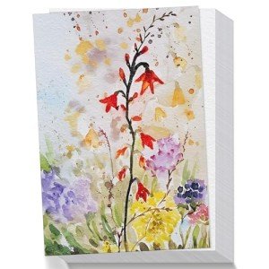 50 Sheets Watercolor Paper Pack, Thick Off-White, 5x7