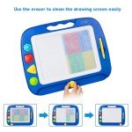SGILE Large Blue Magnetic Drawing Board Toy