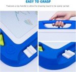 SGILE Large Blue Magnetic Drawing Board Toy