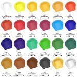Artecho Professional Acrylic Paint Set, 24 Colors, 60ml
