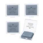 Faber-Castell Kneaded Erasers - Grey (4 Pack)