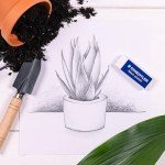 STAEDTLER Mars Plastic Vinyl Erasers, White, 4 Count