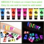Glow UV Blacklight Face & Body Paint Set