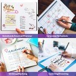 18-Color Fine Tip Journaling Pens for Art & Office