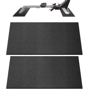 Bike Trainer Mat: Compatible with Peloton & Concept 2