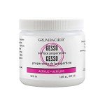 Grumbacher Gesso: Acrylic & Oil Paint Medium, 16 Fl Oz