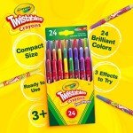 Crayola Fun Effects Twistable Crayons - 24 Count
