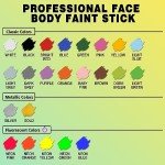 Blue Body Paint Stick for Halloween Cosplay Parties