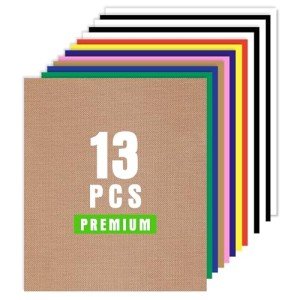 XSEINO HTV Heat Transfer Vinyl - 9 Assorted Colors