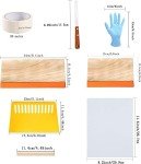 Caydo 31-Piece Screen Printing Starter Kit: Wood Frames, Mesh, Squeegees