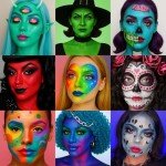 UCANBE Athena Body Paint Palette, Professional Halloween Makeup