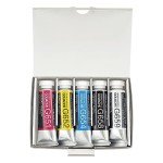 Holbein 5 primary color gouache set
