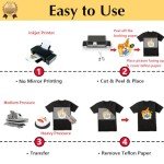 Tru-Iron Heat Transfer Paper for Dark Fabric [20 Sheets]