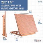 Adjustable Wood Artist Drawing & Sketching Board