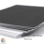10 Pack 8x10 Uncut Mat Backing Board Set