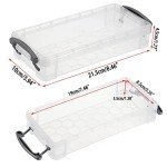 BTSKY Pencil Box, Office Supplies Storage Organizer (6 Pack)