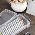 BTSKY Pencil Box, Office Supplies Storage Organizer (6 Pack)