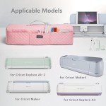 Cricut Machine Dust Cover with Pockets (Pink)