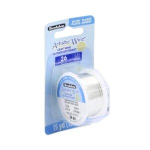 26 Gauge Silver Plated Artistic Wire for Jewelry
