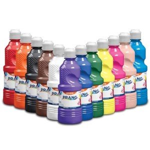Prang 21696 Tempera Paint Set, Assorted Colors