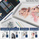 Ankkol Artist Sketch Pad 9x12 Inch, Spiral Bound