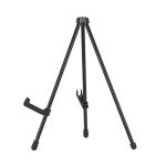 Black Steel Tabletop Easel: Adjustable & Portable Tripod