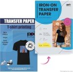 Premium Iron-On Dark T-Shirt Transfer Paper - Pack of 10