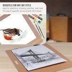 U.S. Art Supply 23" x 26" Artist Sketch Tote Board - Versatile for Classroom, Studio or Field