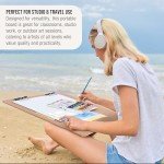 U.S. Art Supply 23" x 26" Artist Sketch Tote Board - Versatile for Classroom, Studio or Field