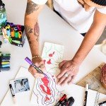 Posca Paint Markers: 8 Medium Reversible Tip Set