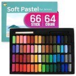 Soft Chalk Pastels with 64 Colors